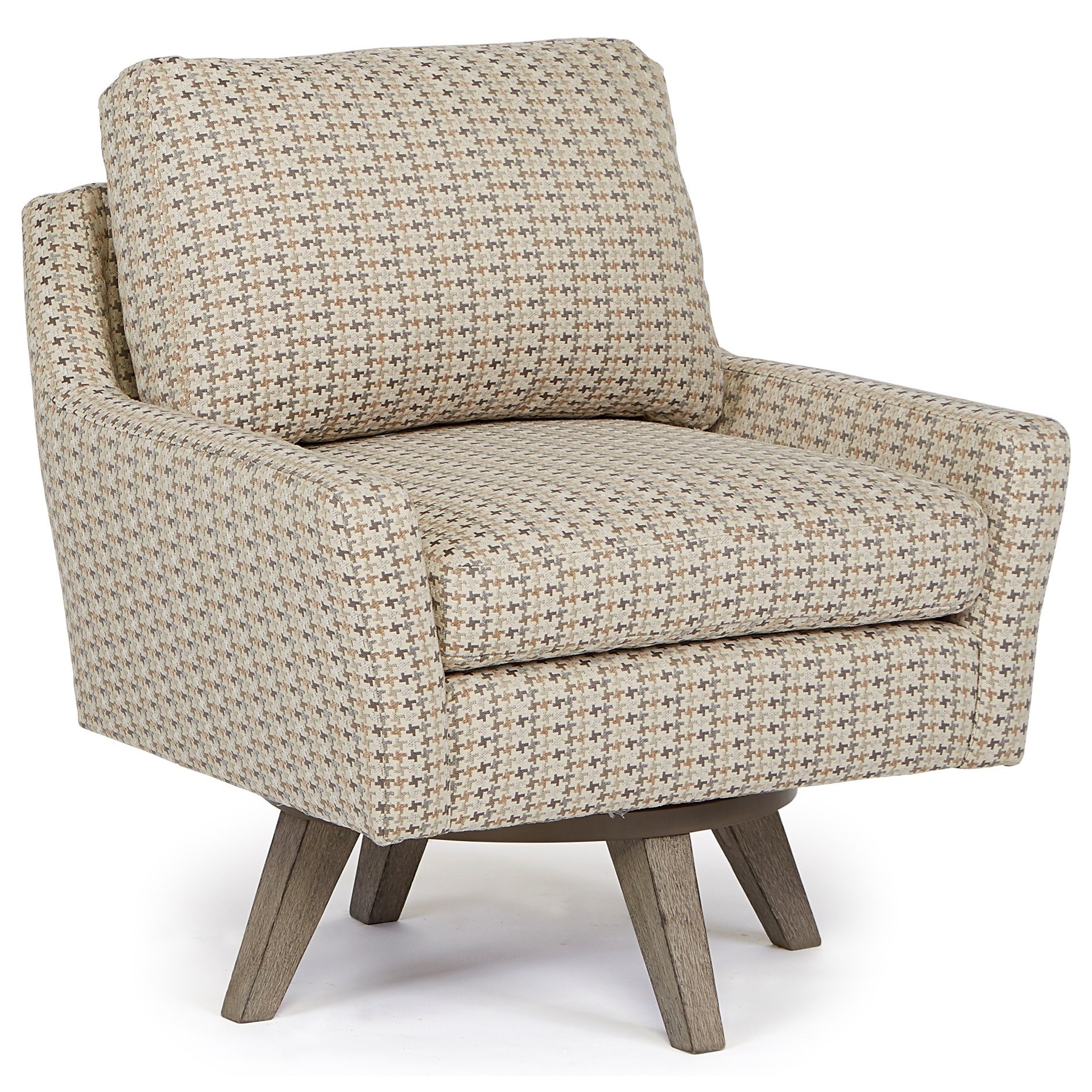 Seymour Mid entury Modern hair with Swivel Base by Best Home ... ^ Seymour Mid entury Modern hair with Swivel Base by Best Home ...